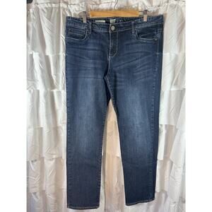 KUT from the Kloth Catherine Boyfriend Blue Denim Jeans Women's Size 14